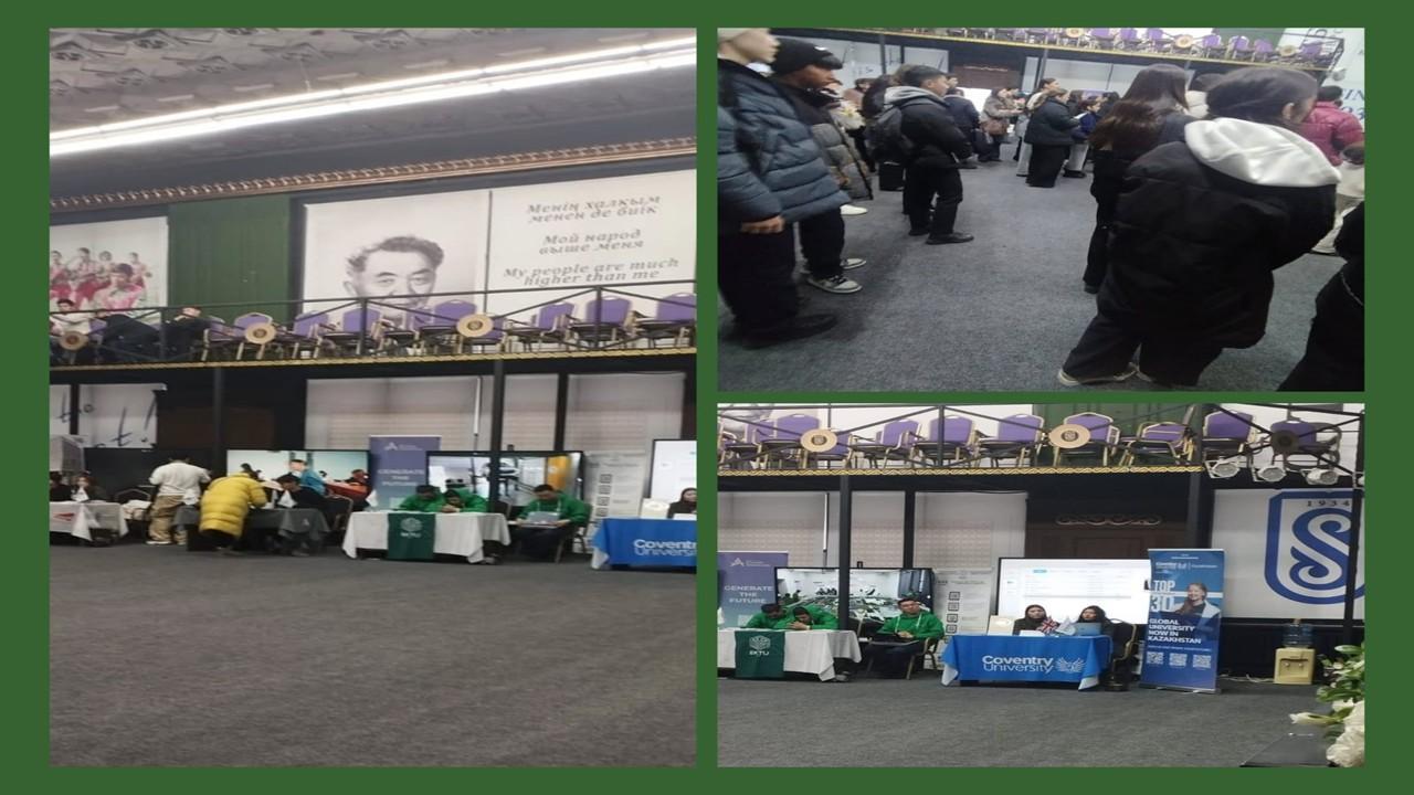 3 ақпан күні 9 және 11 сынып оқушылары Қ.Сәтбаев атындағы университетке барып, Қазақстан Республикасының Ғылым және жоғары білім министрлігі ұйымдастырған көрмеге қатысты.